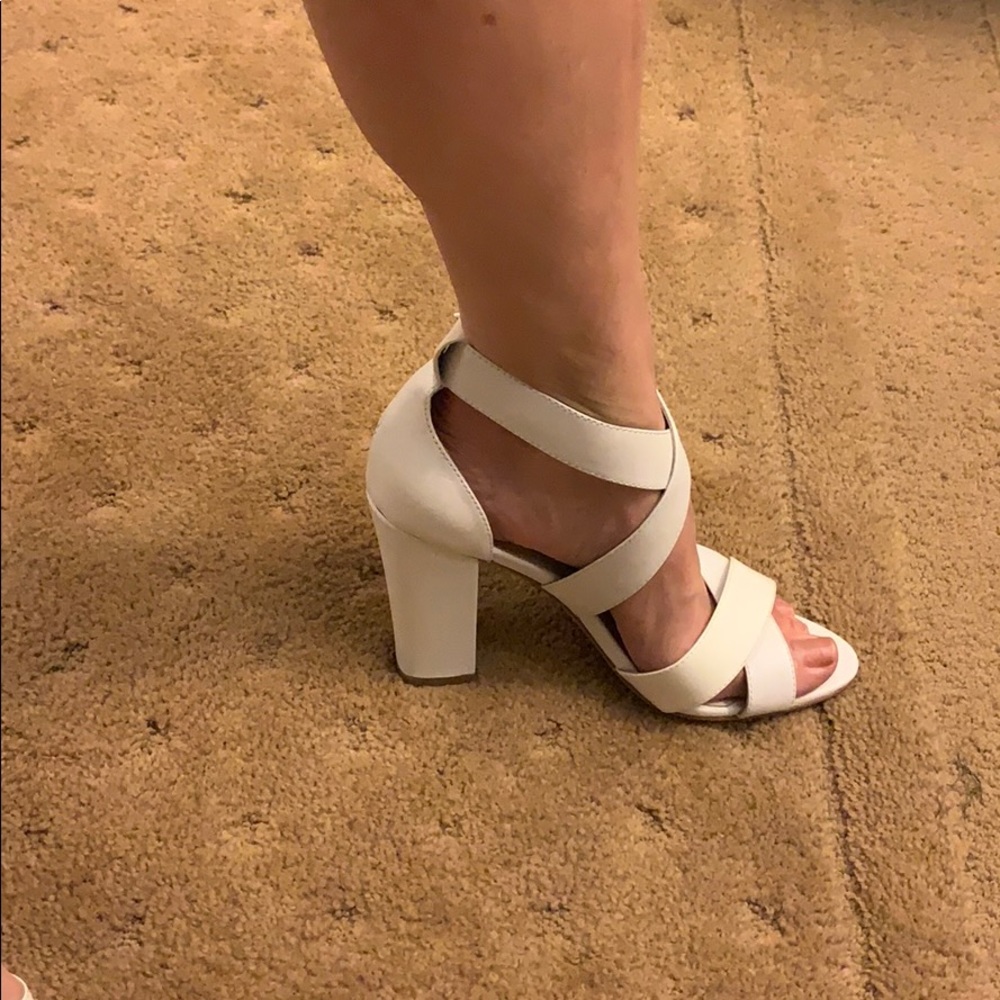 Beautiful hand crafted leather heels.